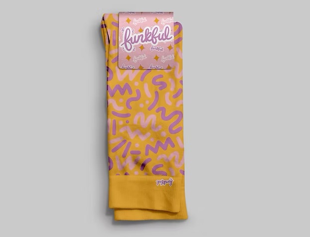 Funkful yellow sock